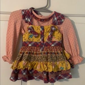 2piece bundle: shirt & knot dress